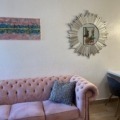 Chesterfield Ecksofa Samt Velours