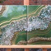 Wandbild, Gemälde aus Epoxidharz