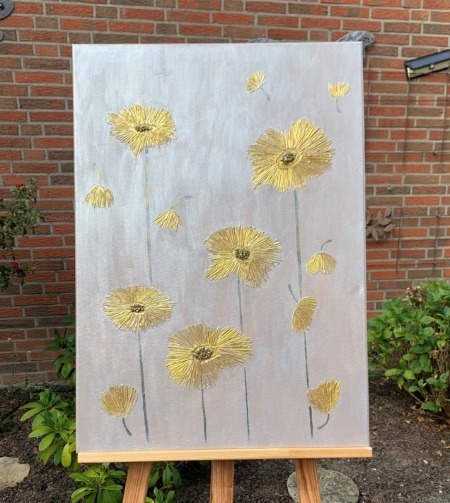 Gemälde, Pusteblume,