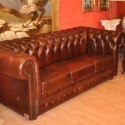 Chesterfield  3 Sitz Schlaf Sofa