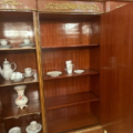 Schrank Französischer aus Goldbronze und Tulpenholz