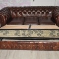 Chesterfield 3 Sitz Sofa Devon mit Bettfunktion