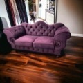 Chesterfield Designer Garnitur Hochwertiger Samt Velours