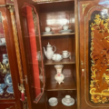 Schrank Französischer aus Goldbronze und Tulpenholz