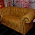 Chesterfield Victorian Rimini Caramel  3-2-1 Set