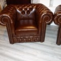 Chesterfield William 3+2+1 Garnitur Weiches Aniline S Leder