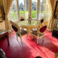 Esszimmer Barock Louis XV 4 Stühle + Tisch