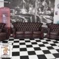 Chesterfield Möbel Set 3-2-1
