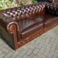 Chesterfield 3 Sitz Schlafsofa