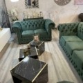 Chesterfield  Samt 3+2+1