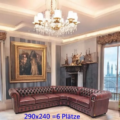 Chesterfield Eck Sofa 240×290 oder 290 x240