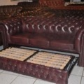 Chesterfield 3er Sitz Bett-Sofa Schlafsofa