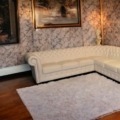 Chesterfield Garnitur 280×280 Ecke Weiß
