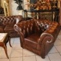 Chesterfield Victorian 3-2-1 Chestnut E600