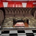 Chesterfield Schlaf 3er Sitz Bett-Sofa