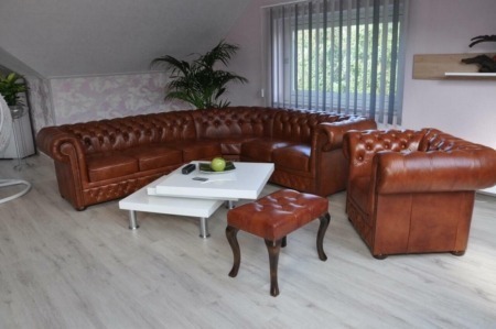 Chesterfield Eck- Garnitur 290×240