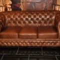 Chesterfield Glenwood +Bett de Luxe 3+2+1