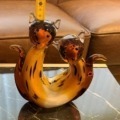 Glasskulptur Katzen