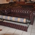 Chesterfield 3er Sitz Bett-Sofa Schlafsofa