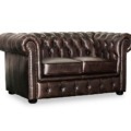Chesterfield Set 3+2+1 Echtes Rinder Aniline Leder E1000