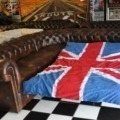 Chesterfield Eckgarnitur mit Schlaffunktion