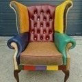 Chesterfield Ohrensessel „FUN WING CHAIR“