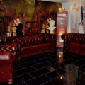 Chesterfield Classik geknöpfter Sitz 3+2+1 A100 Rinder Narbenleder