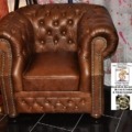Chesterfield Glenwood +Bett de Luxe 3+2+1