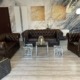 Chesterfield  Samt 3+2+1 Farbe Blau