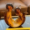 Glasskulptur Katzen