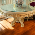 Esszimmer Barock Louis XV 4 Stühle + Tisch