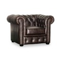 Chesterfield Set 3+2+1 Echtes Rinder Aniline Leder E1000