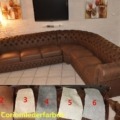 Chesterfield  Corium Eck Garnitur