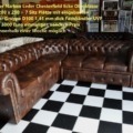 Chesterfield Eckgarnitur mit Schlaffunktion