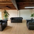 Chesterfield Set 3+2+1 Echtes Rinder Aniline Leder E1000