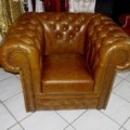 Chesterfield William 3+2+1 Garnitur Weiches Aniline S Leder