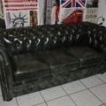 Chesterfield 3 Sitz Sofa Devon mit Bettfunktion