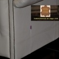 Chesterfield Garnitur 280×280 Ecke Weiß