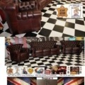 Chesterfield Möbel Set 3-2-1