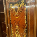 Schrank Französischer aus Goldbronze und Tulpenholz