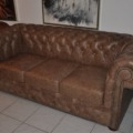 Chesterfield 3 Sitz Sofa Devon mit Bettfunktion