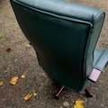 Chesterfield  Büro Leder Stuhl in Englisch Grün