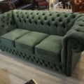 Chesterfield  Samt 3+2+1
