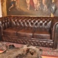 Chesterfield 3 Sitz Sofa Devon mit Bettfunktion