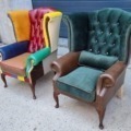 Chesterfield Ohrensessel „FUN WING CHAIR“