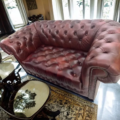 Chesterfield Classik geknöpfter Sitz 3+2+1 A100 Rinder Narbenleder