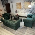 Chesterfield  Samt 3+2+1