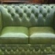 Chesterfield Luxus Leder 3 Sitz Sofa