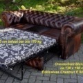 Chesterfield  3 Sitz Schlaf Sofa