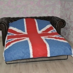 Chesterfield 3 Sitz Sofa Devon mit Bettfunktion